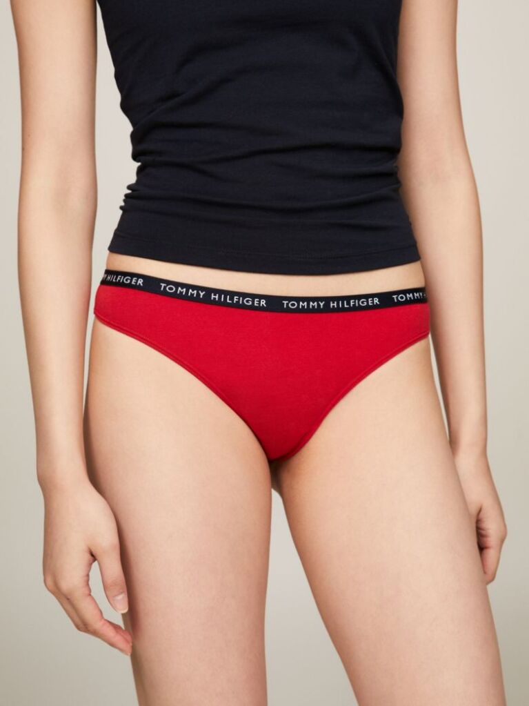 Multi 3-Pack Logo Waistband Thongs  Women