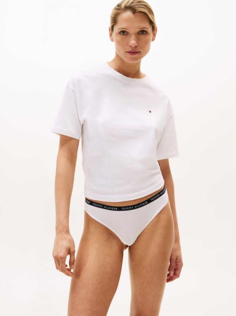 Multi 3-Pack Logo Waistband Thongs  Women
