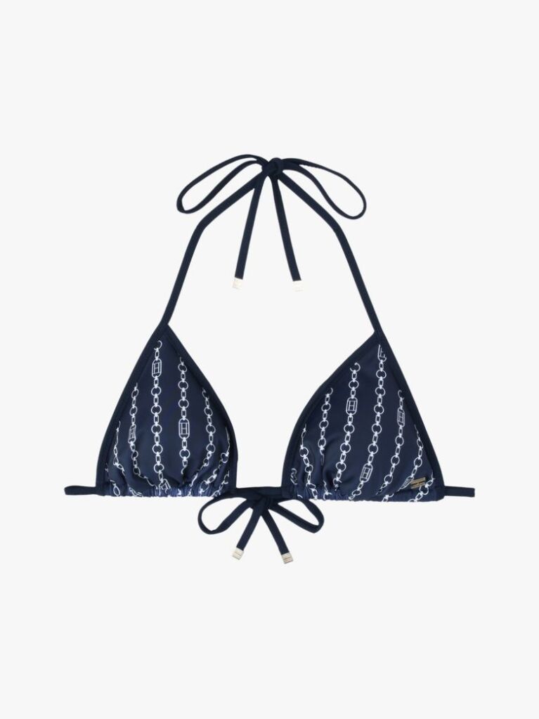 Multi TH Essential Print Triangle Bikini Top  Women