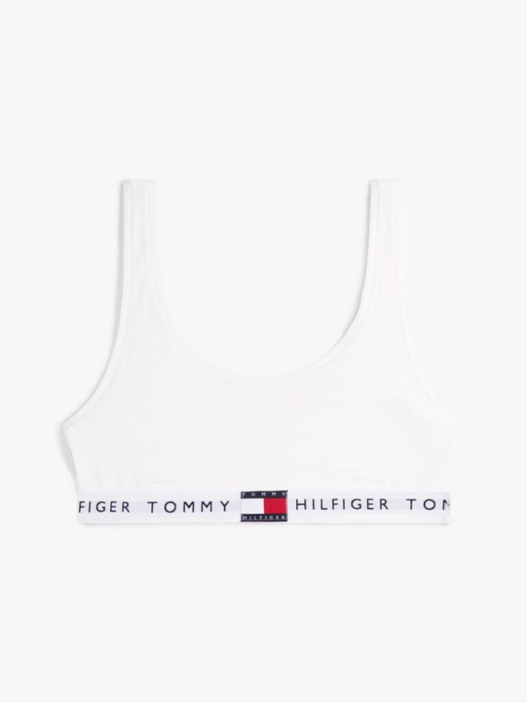 White Heritage Logo Underband Non-Wired Bralette  Women