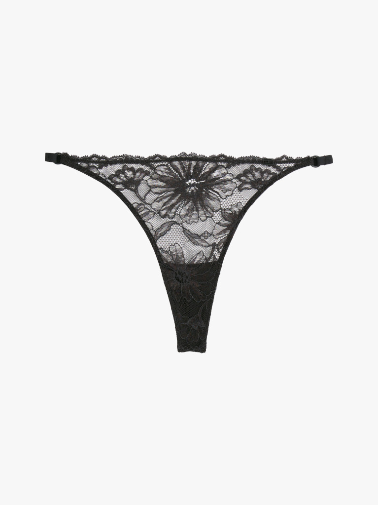 Black Tanga Thong  Women