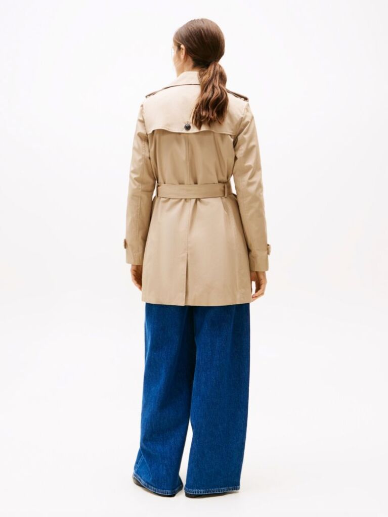 Beige Heritage Single Breasted Trench Coat  Women