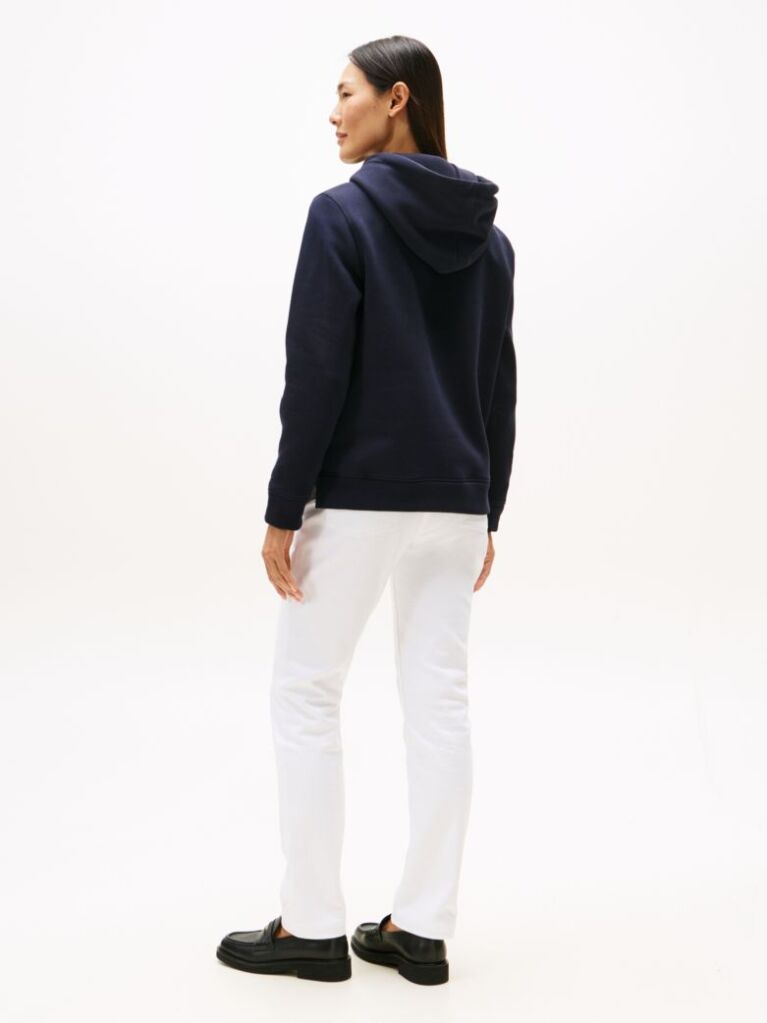 Blue Essential Hoodie With Logo  Women