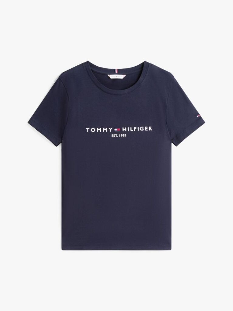 Blue ORGANIC COTTON T-SHIRT AND LOGO  Women