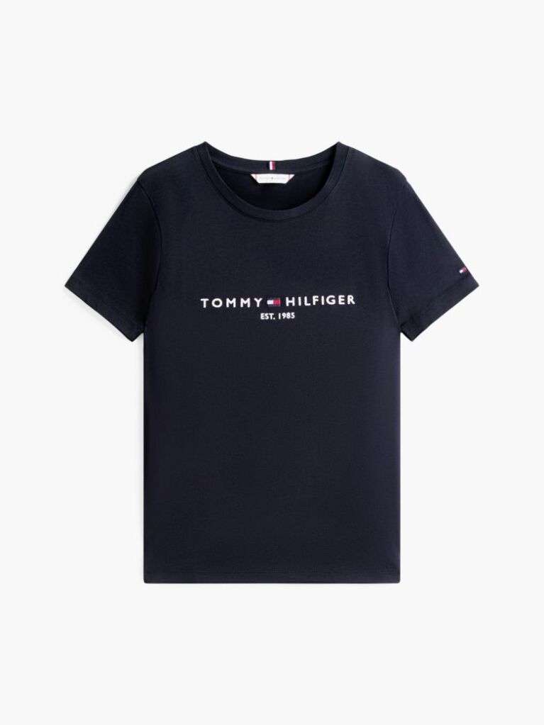 Blue ORGANIC COTTON T-SHIRT AND LOGO  Women