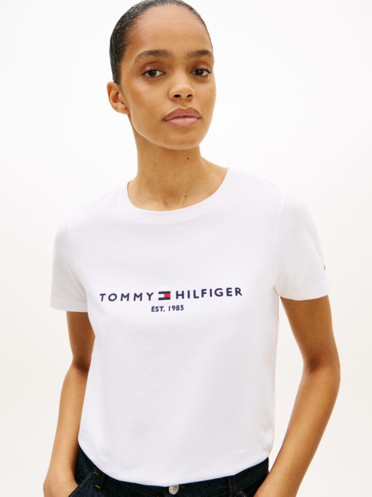 White ORGANIC COTTON T-SHIRT AND LOGO  Women