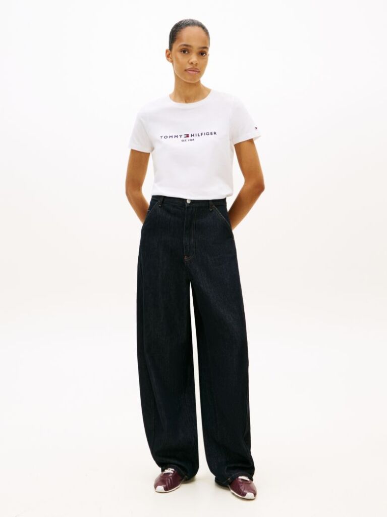 White ORGANIC COTTON T-SHIRT AND LOGO  Women