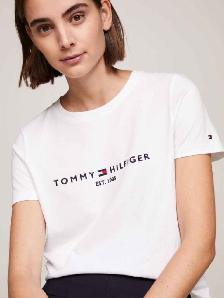 White ORGANIC COTTON T-SHIRT AND LOGO  Women