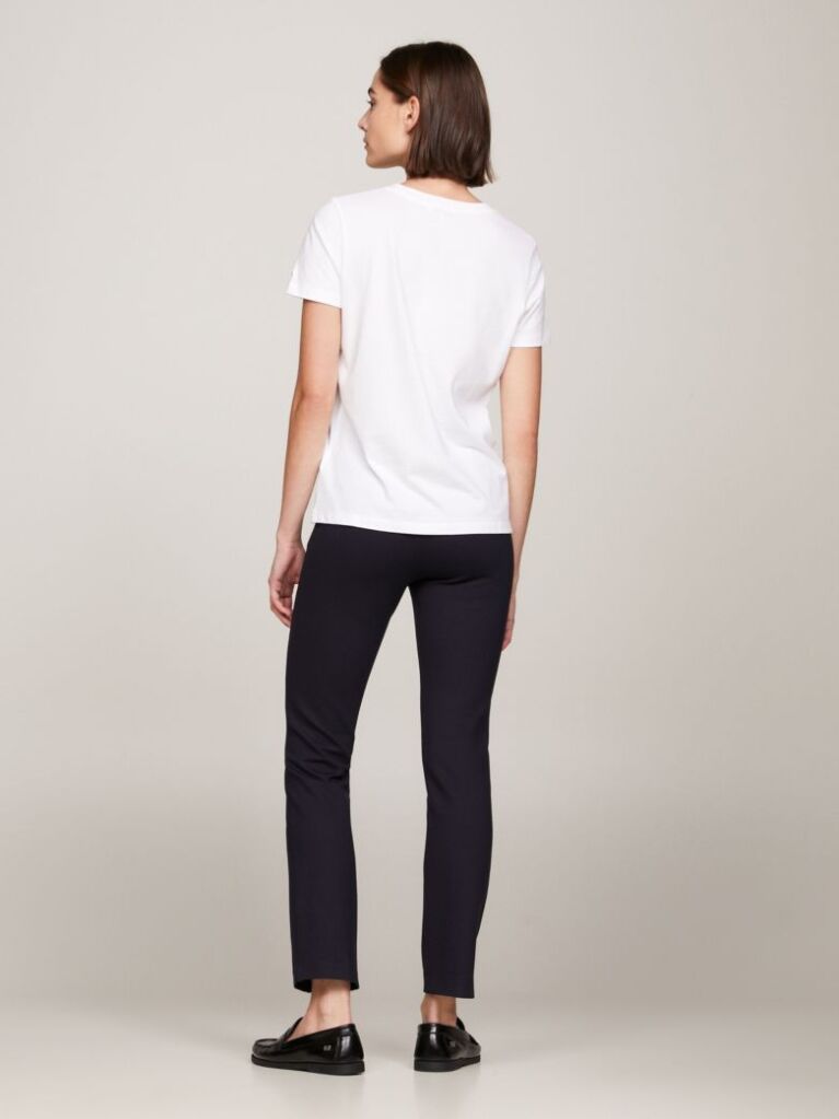White ORGANIC COTTON T-SHIRT AND LOGO  Women