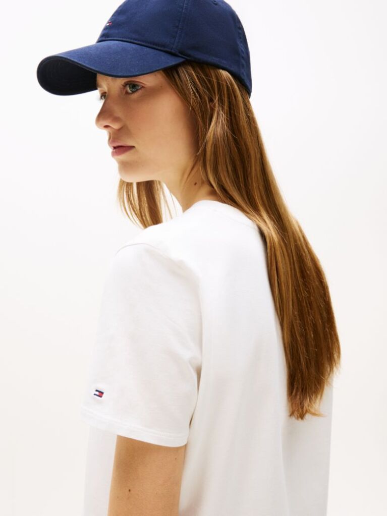 White 1985 Collection Signature Logo T-Shirt  Women