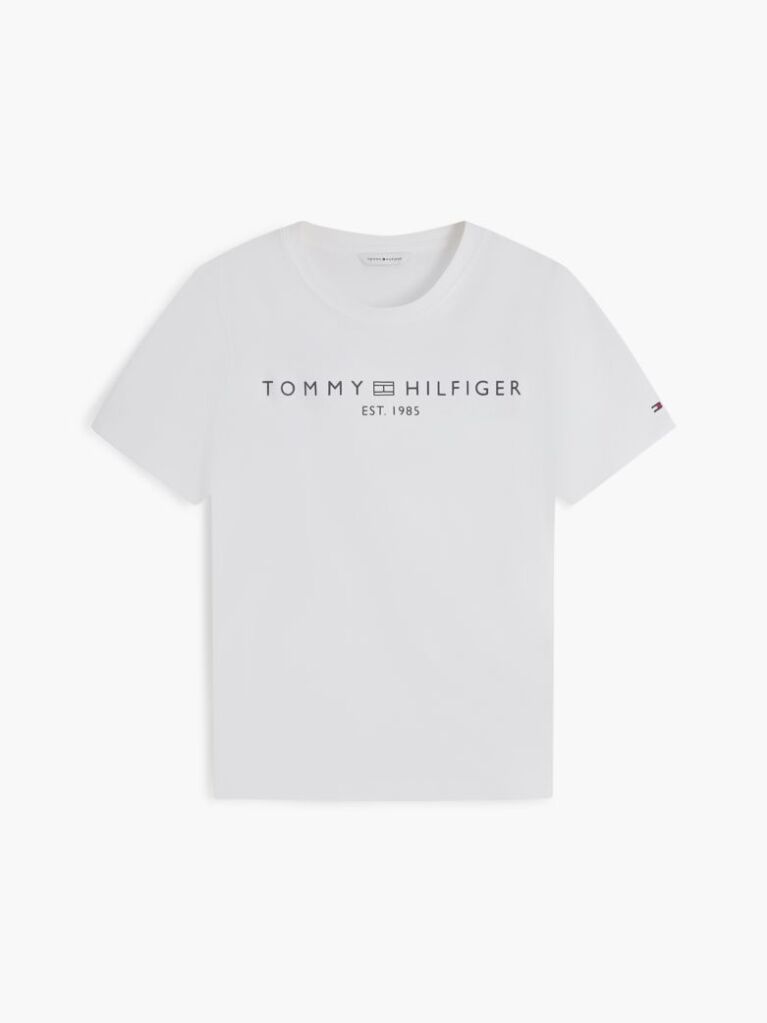 White Logo Crew Neck T-Shirt  Women