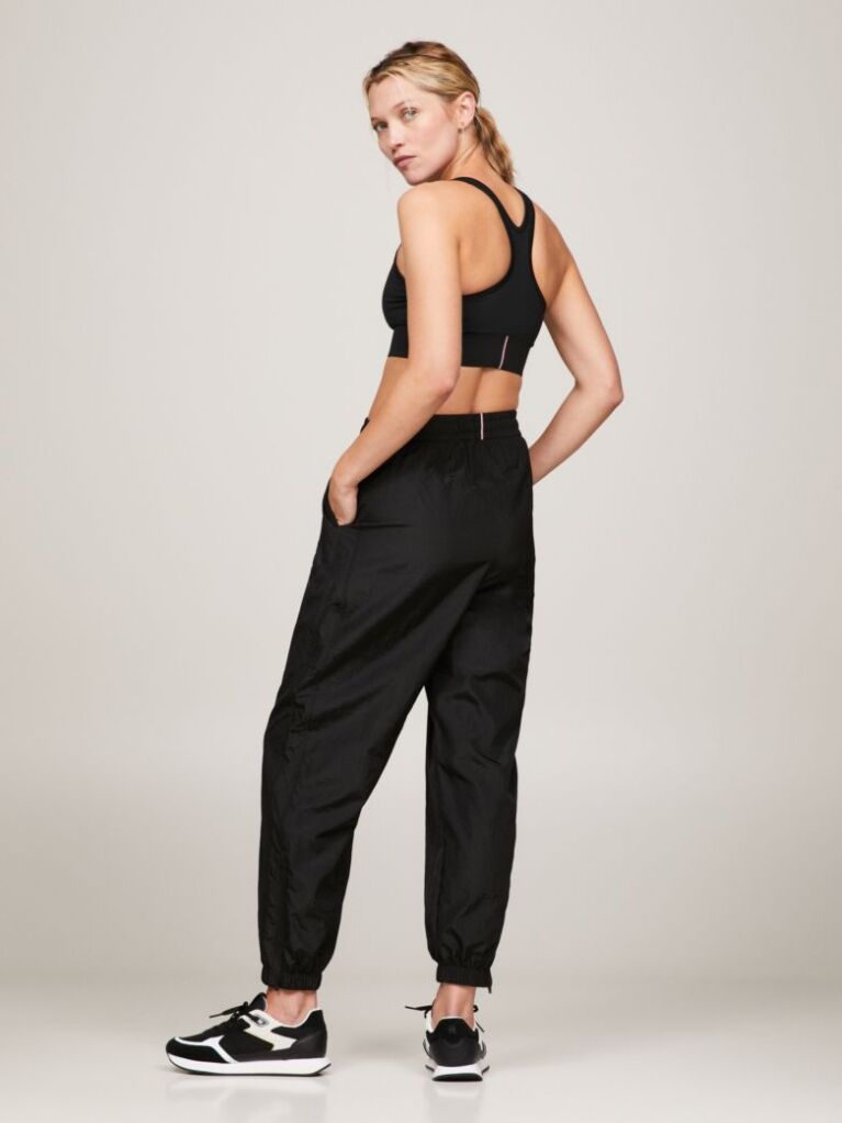 Black Sport TH Monogram Relaxed Fit Joggers  Women