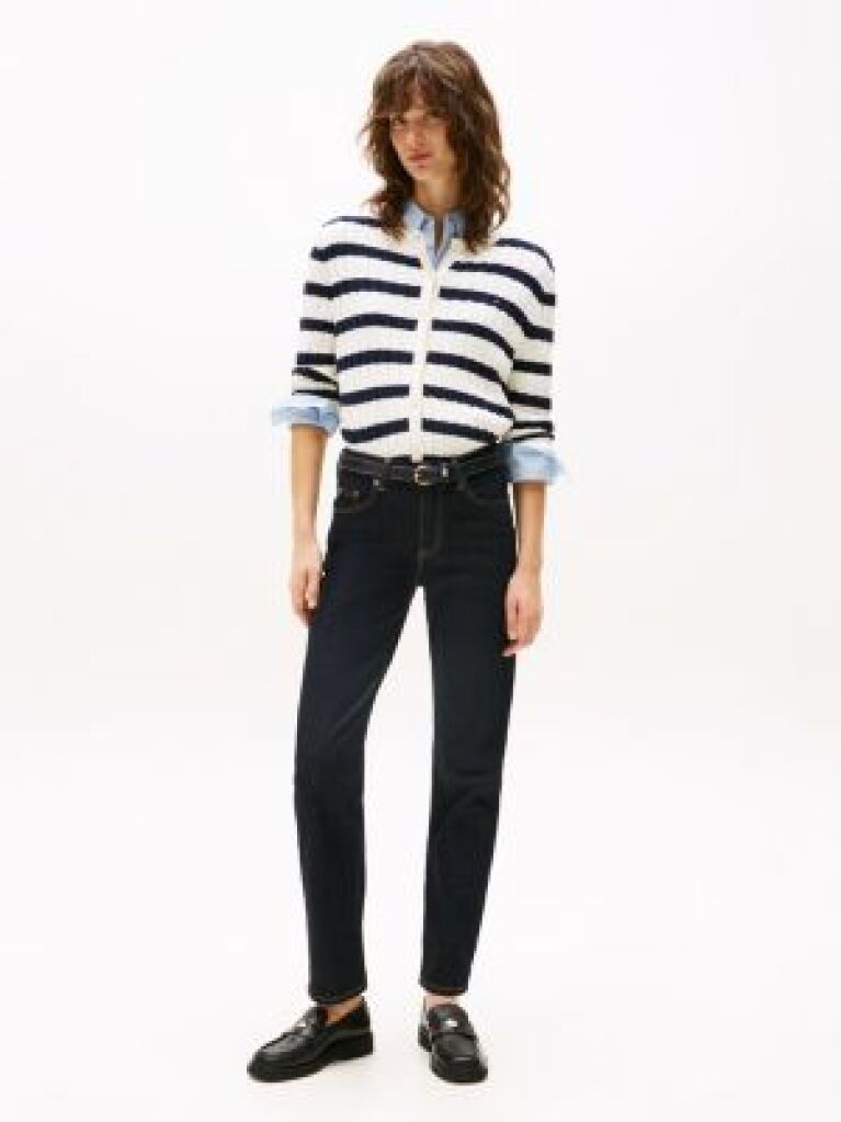 Blue Classics Mid Rise Straight Jeans  Women