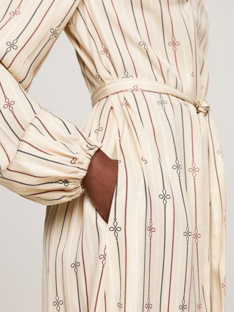 Multi Gathered Fit And Flare Mini Dress  Women