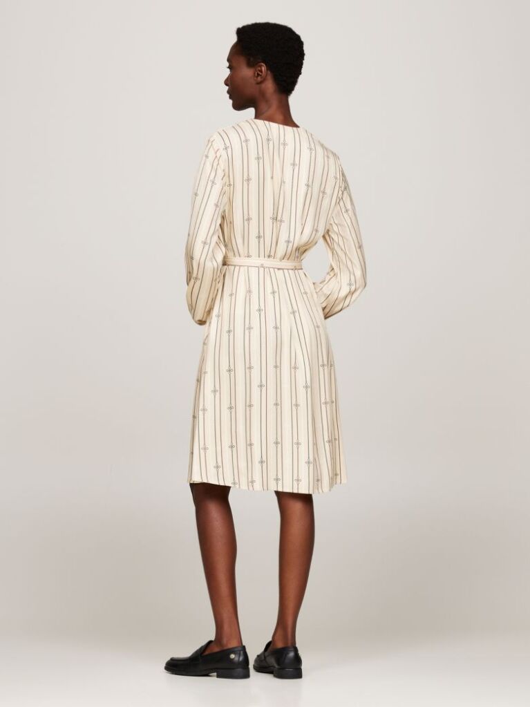 Multi Gathered Fit And Flare Mini Dress  Women