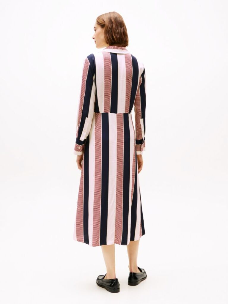 Multi Global Stripe Maxi Dress  Women