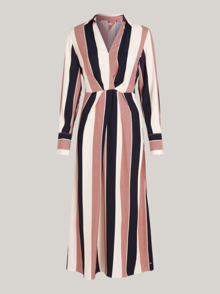 Multi Global Stripe Maxi Dress  Women