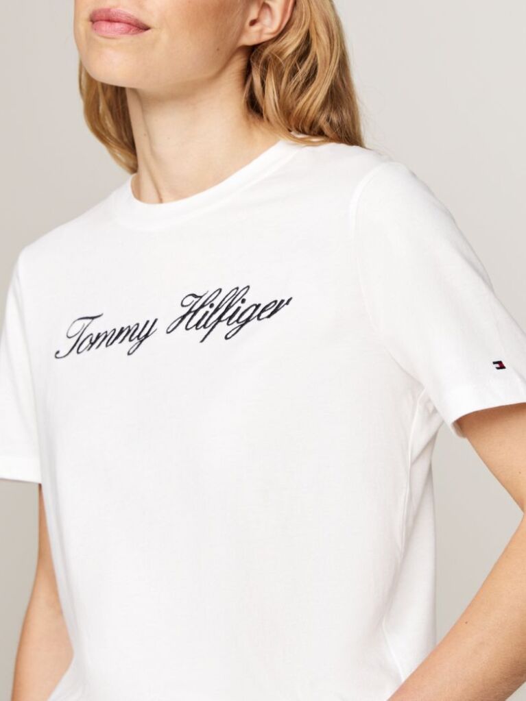White Regular Crew Neck T-Shirt  Women