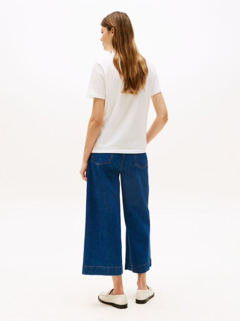 White Regular Crew Neck T-Shirt  Women