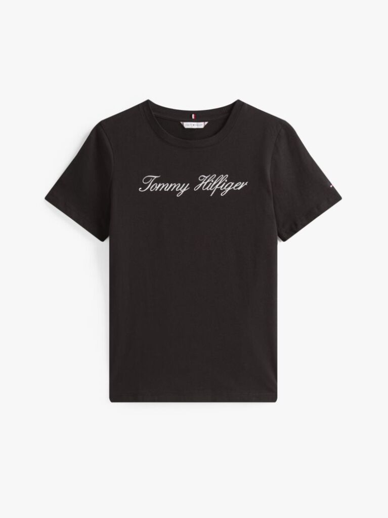 Black Regular Crew Neck T-Shirt  Women