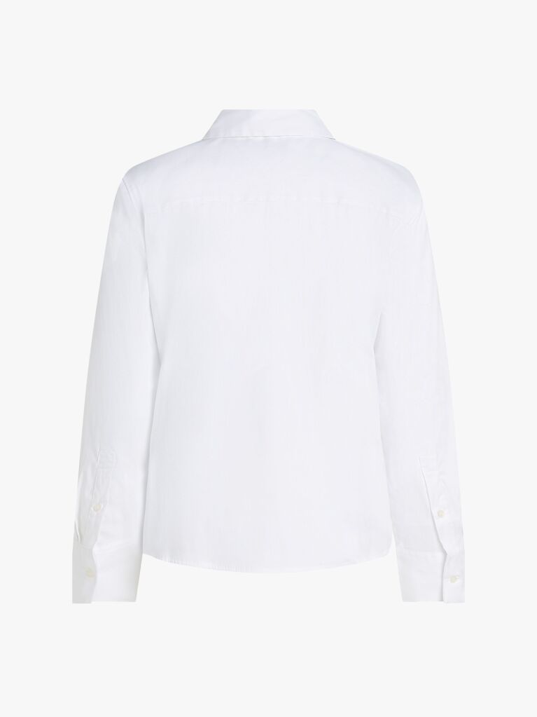 White Regular Fit Poplin Shirt  Women