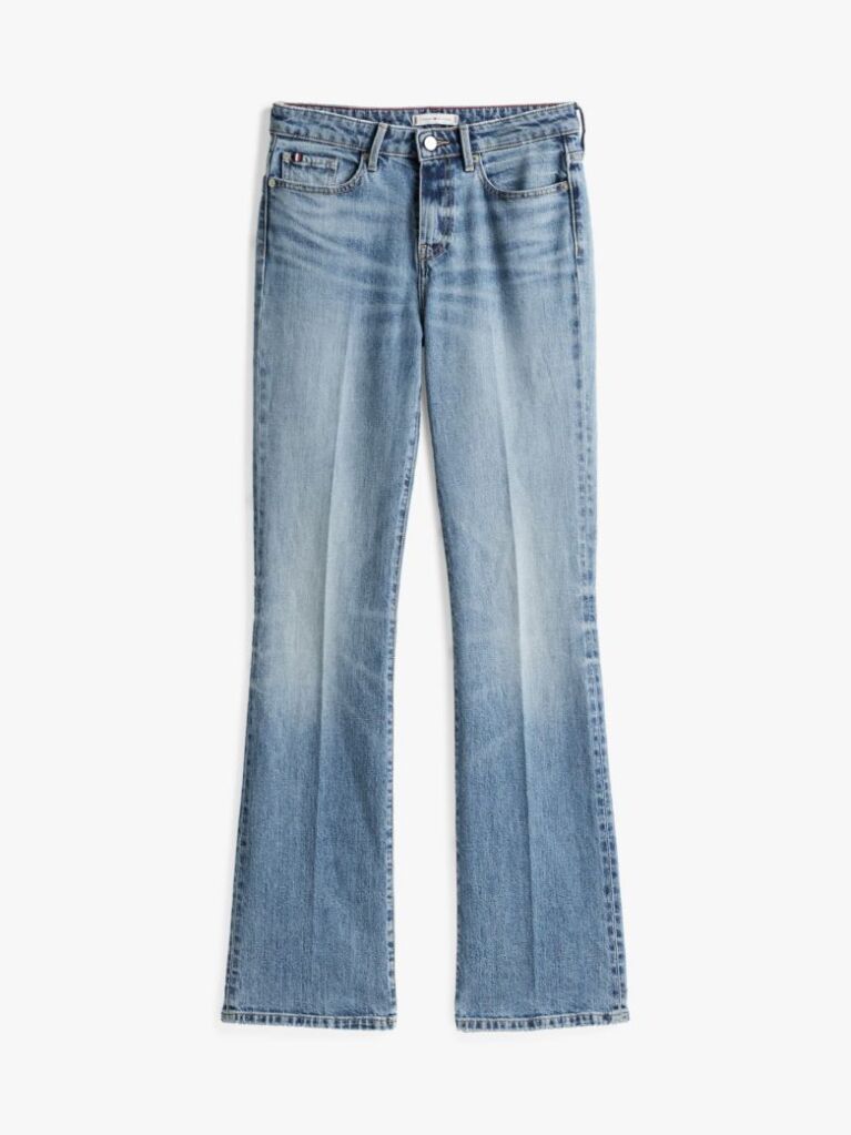 Blue Faded Mid Rise Bootcut Jeans  Women