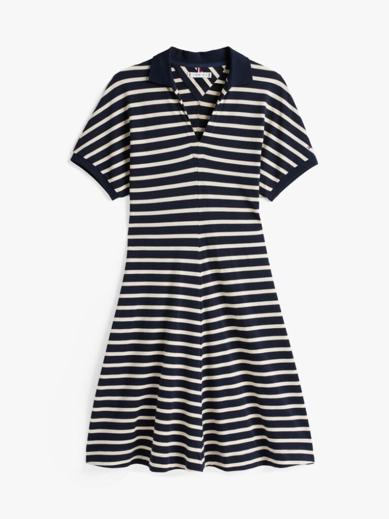 Multi Fit And Flare Mini Polo Dress  Women