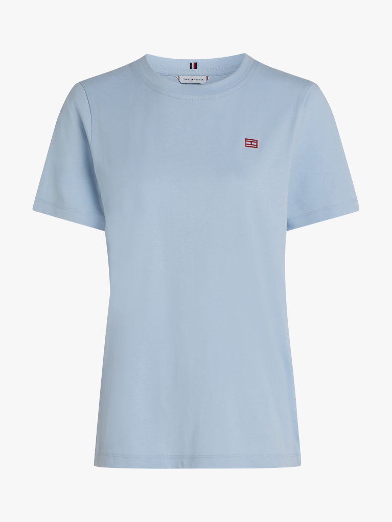 Blue Contrast Flag T-Shirt  Women