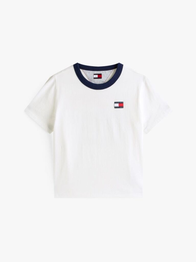 Beige Hilfiger Sailing Relaxed Back Logo T-Shirt  Women