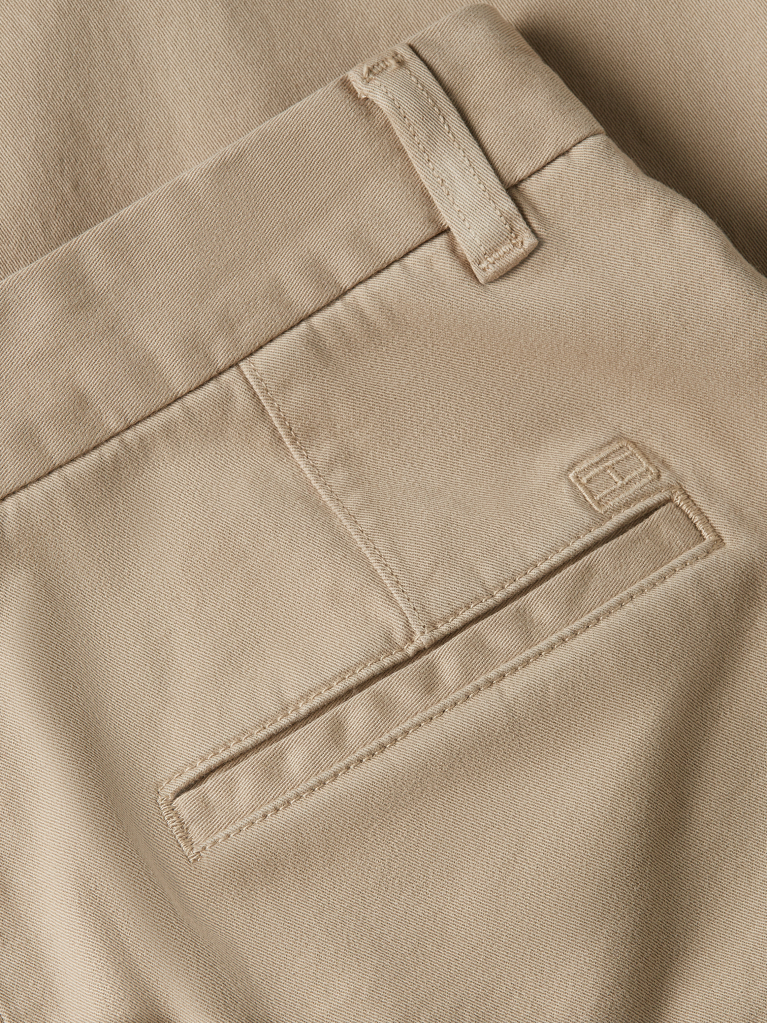 Beige Slim Fit Chinos  Women