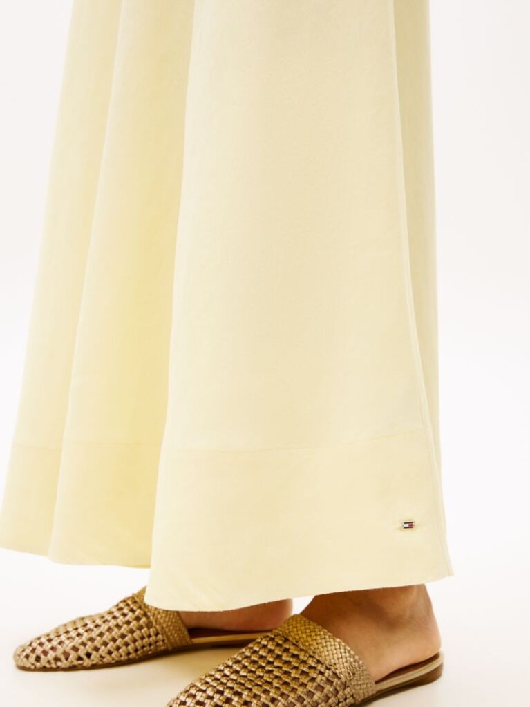 Yellow Linen Blend Maxi Dress  Women