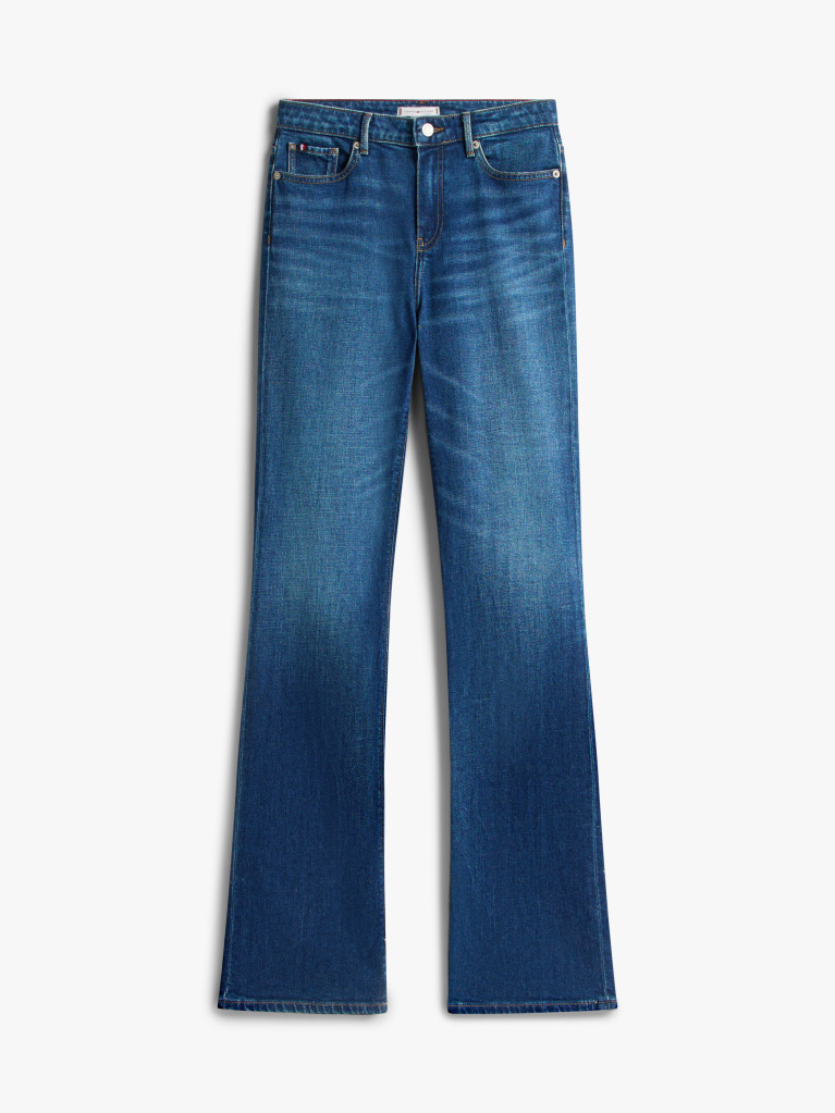 Blue Faded Mid Rise Bootcut Jeans  Women