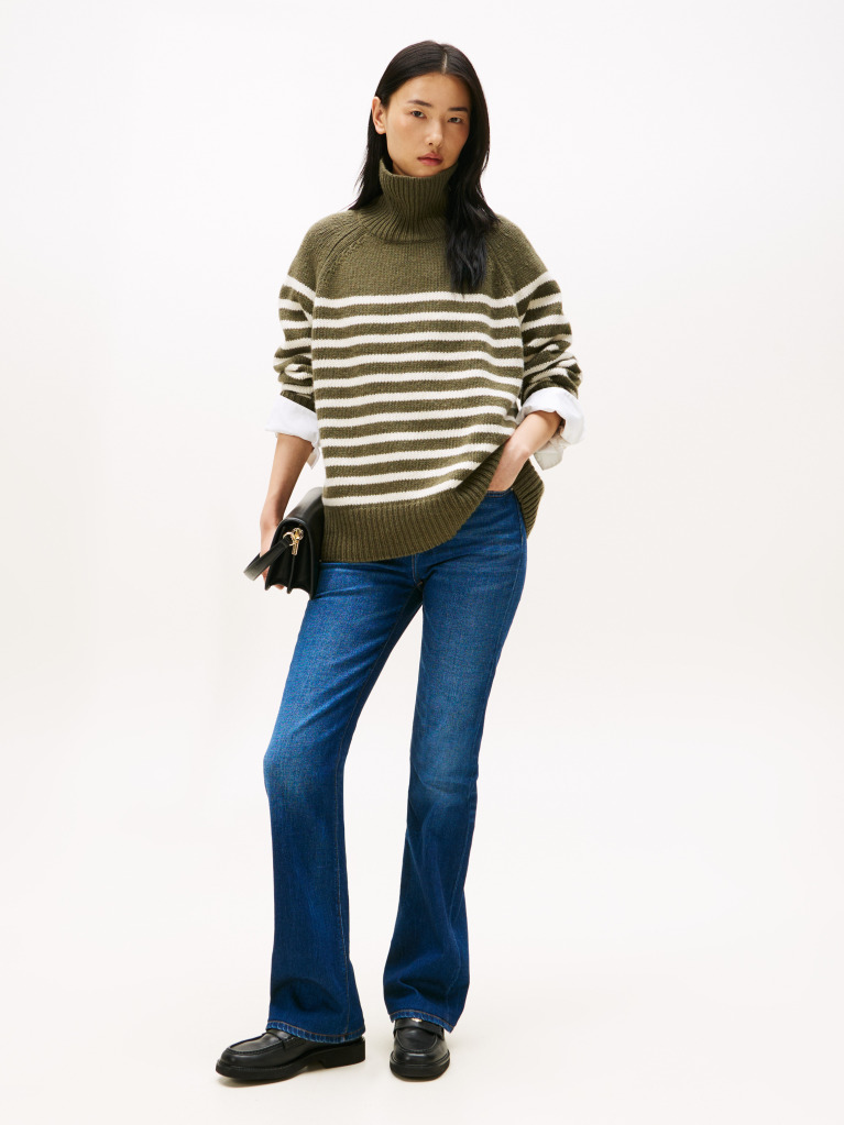 Blue Faded Mid Rise Bootcut Jeans  Women