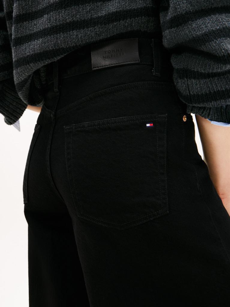 Black 7s High Rise Wide Leg Black Jeans  Women