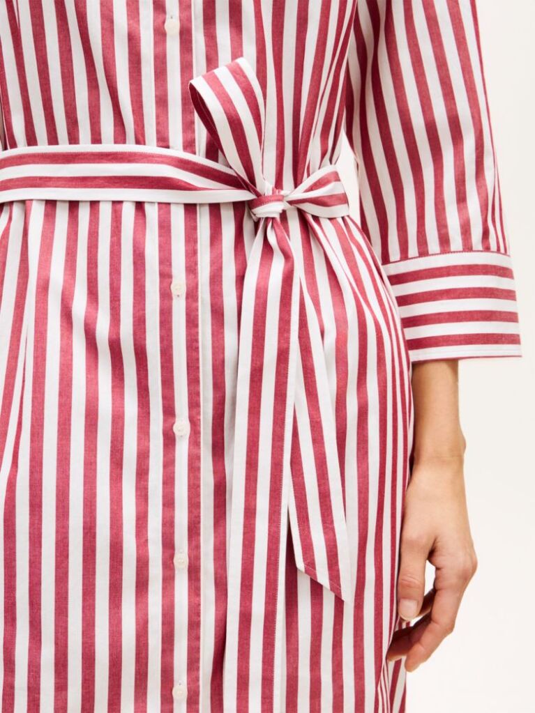 Multi Belted Relaxed Midi Shirt Dress  Women