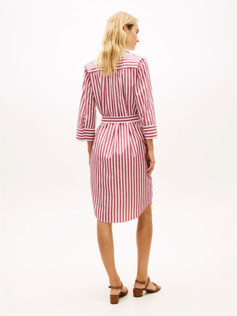 Multi Belted Relaxed Midi Shirt Dress  Women