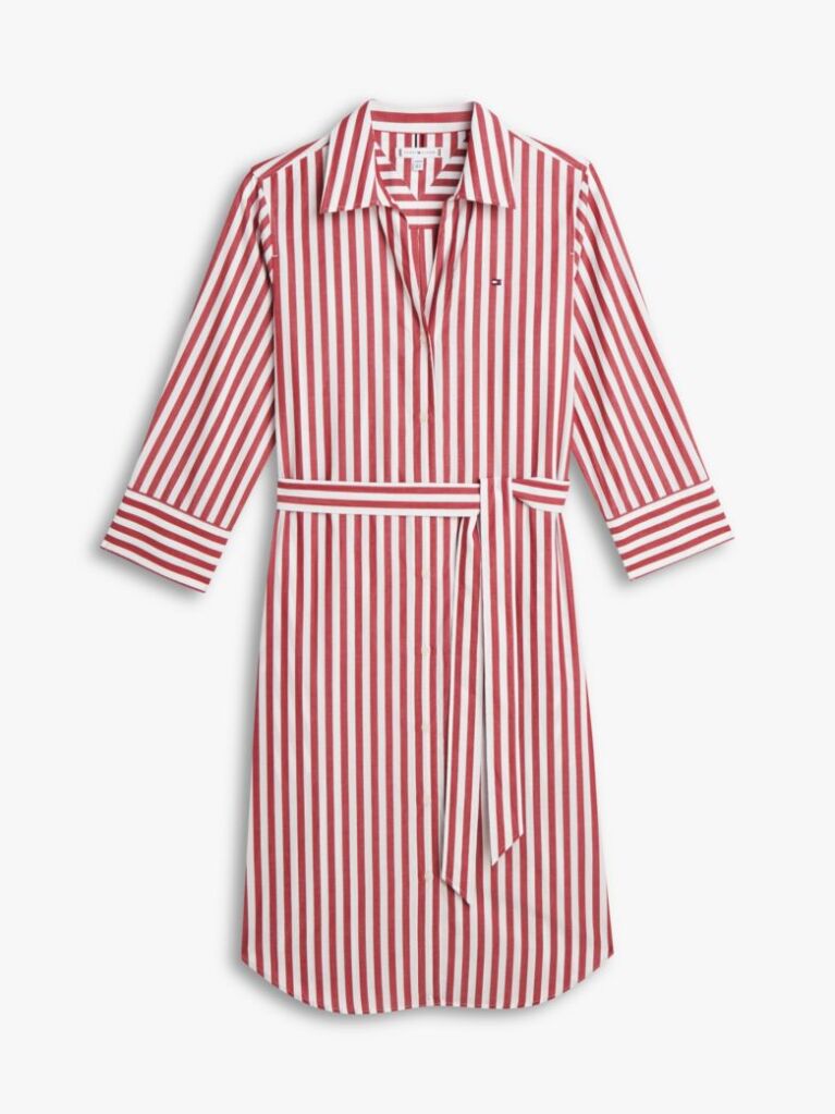 Multi Belted Relaxed Midi Shirt Dress  Women