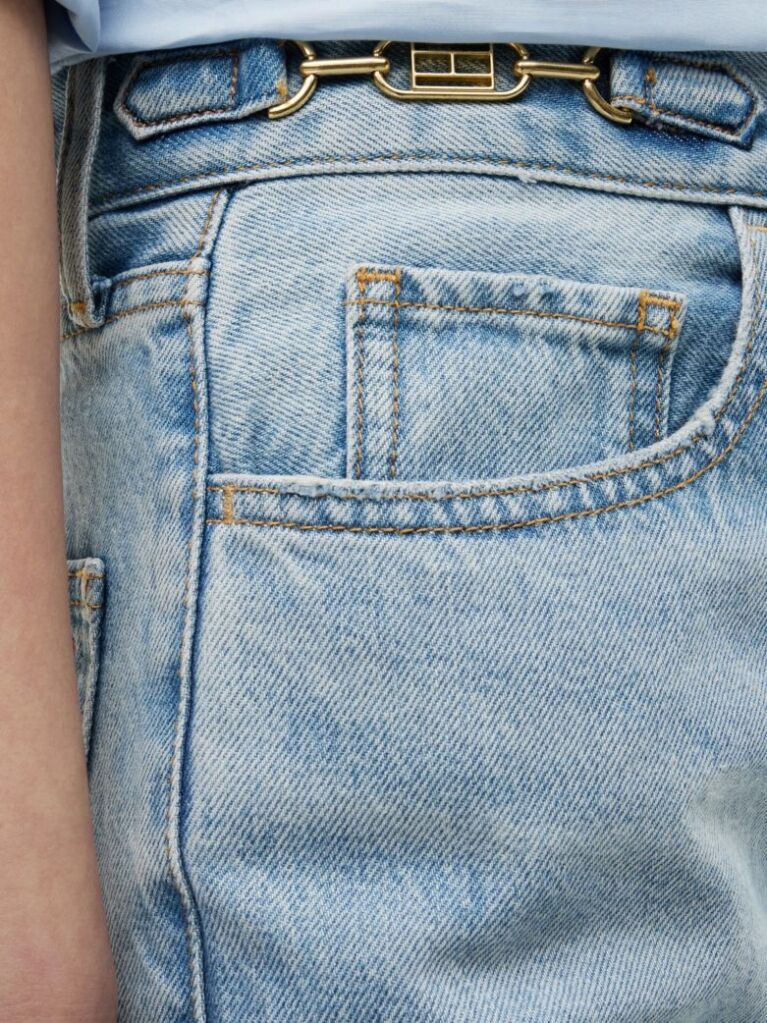 Blue Flag Horsebit Regular Tapered Ankle Jeans  Women