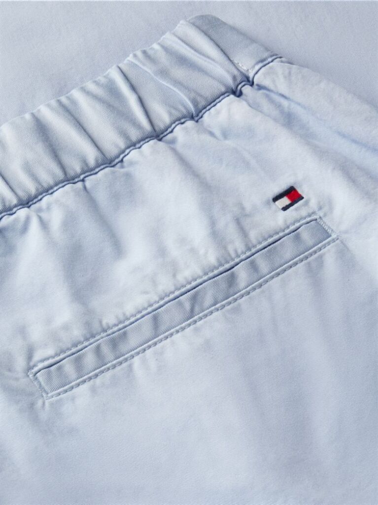 Blue Washed Barrel Leg Chinos  Women