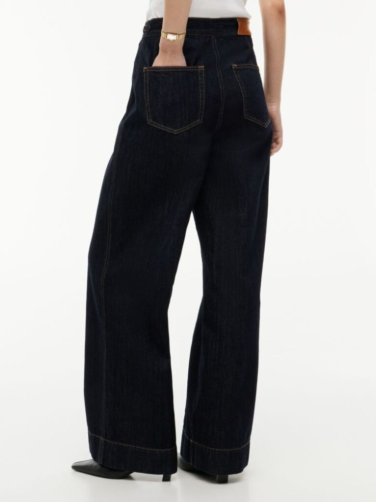 Blue Indie High Rise '70s Wide Jeans  Women