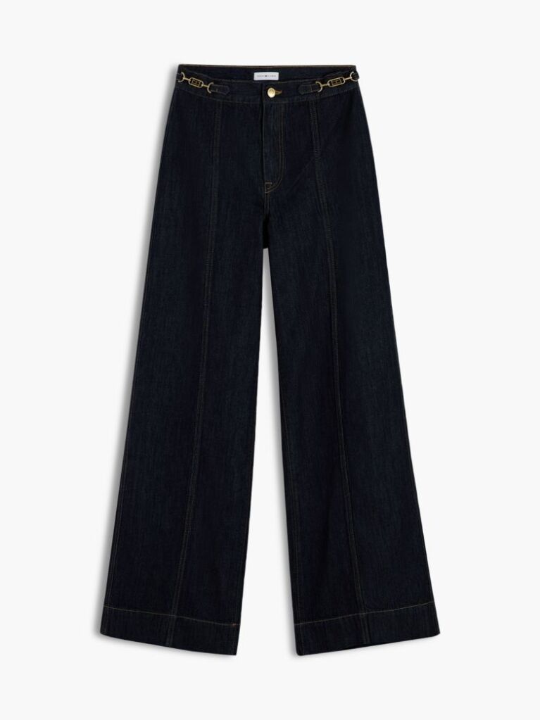 Blue Indie High Rise '70s Wide Jeans  Women